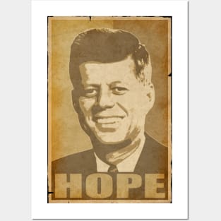 John F Kennedy JFK Hope Pop Art Posters and Art